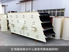 礦用振動(dòng)篩為什么要使用聚氨酯篩網(wǎng)？